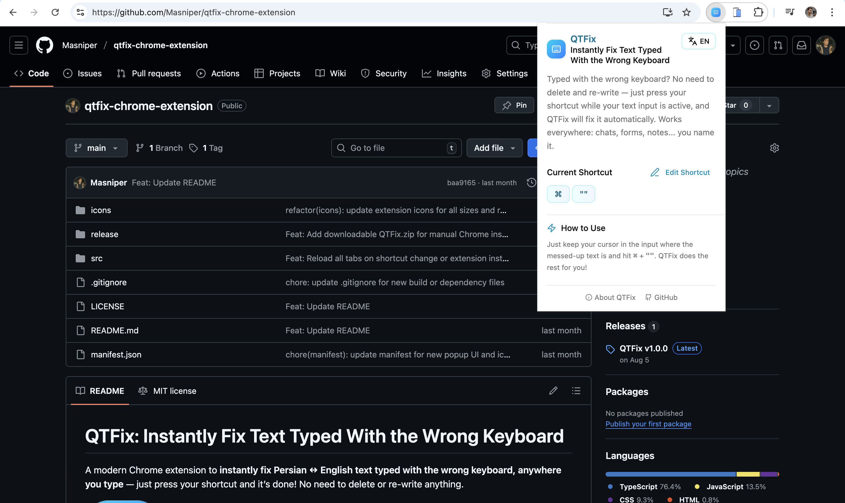 QTFix – Instantly Fix Wrong Keyboard Text